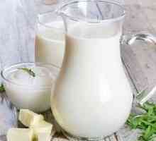 Lapte, lapte și produse lactate pentru gastrita