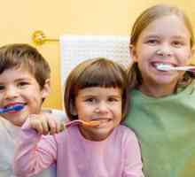 Educație pentru copii spalatul pe dinti