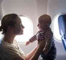Călătorind cu avionul cu copilul, cel mai bun timp pentru acest lucru