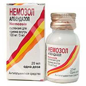 Nemozol opisthorchiasis în tratamentul adulților