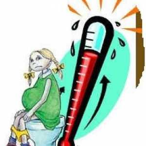 Dacă temperatura crește cu constipație la adulți?