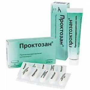 Hemoroizi Proktozan: proprietăți majore ale preparatului și metoda de utilizare